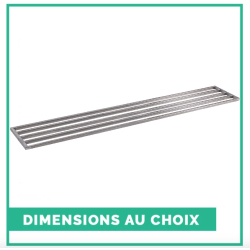 CombiSteel Étagère Murale Inox Cuisine Profondeur 400 Mm - Robuste Et Hygiénique