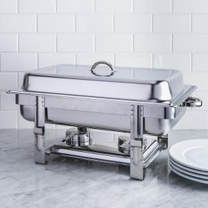 Présentation d'un chafing dish