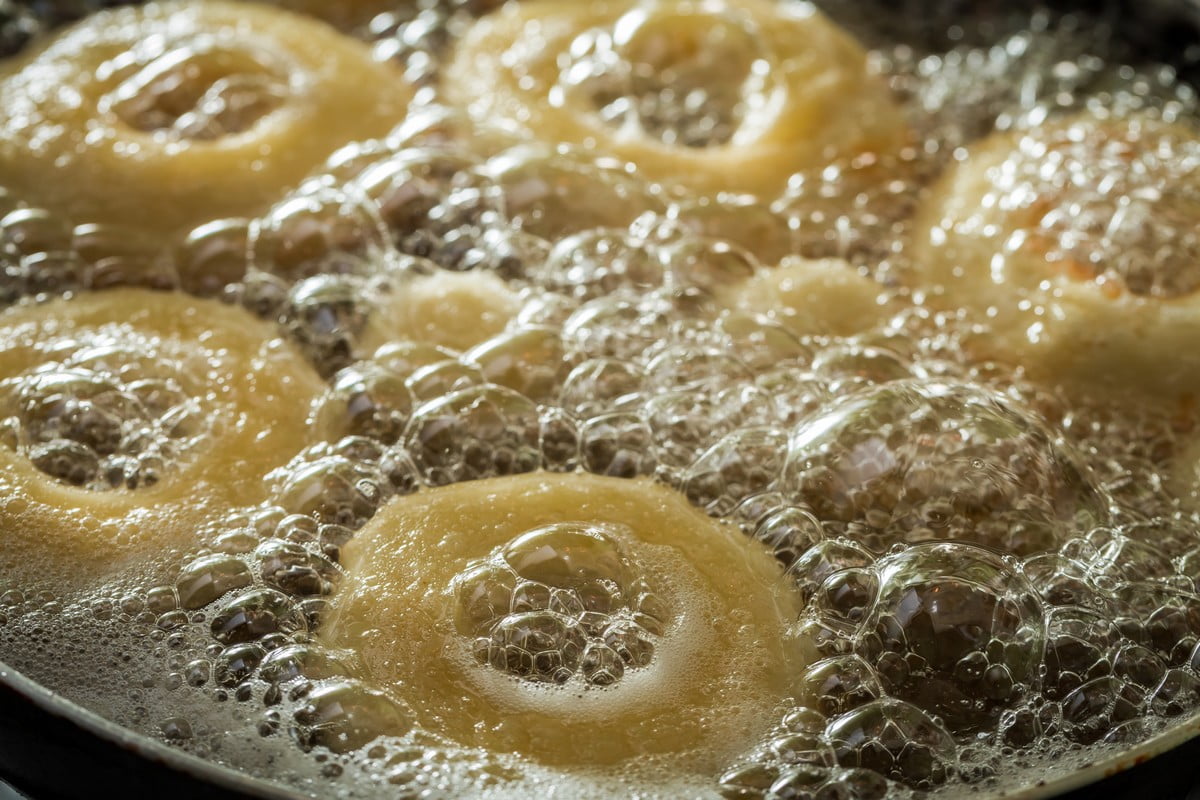 Cuisson des beignets