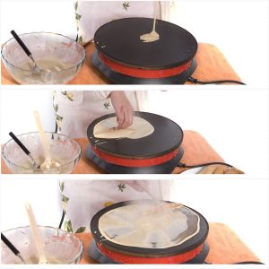 Utiliser une crêpière