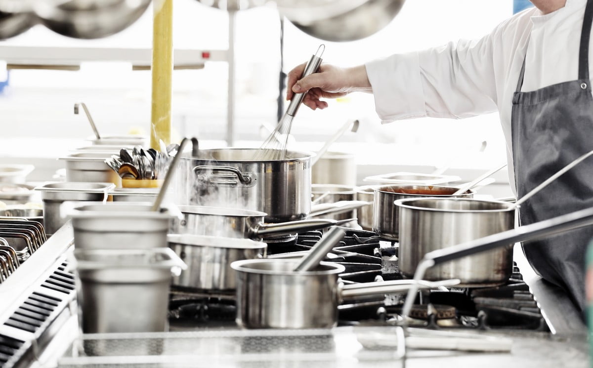Coulisse cuisine professionnelle