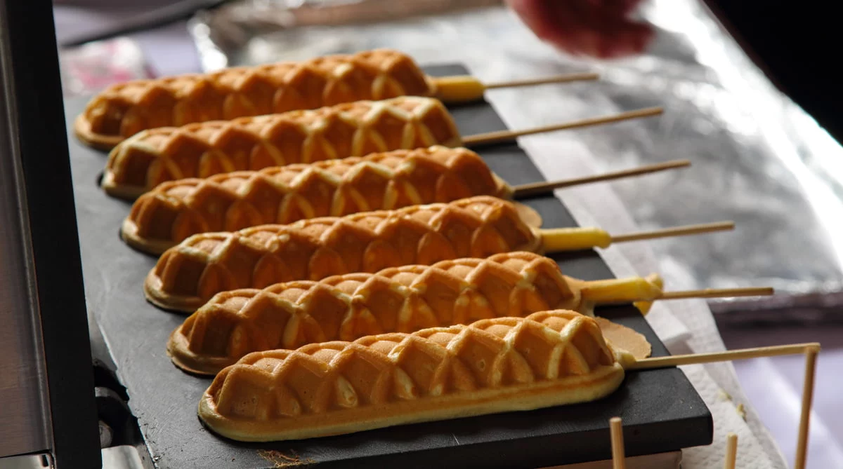 Comment faire des gaufres en épis ?