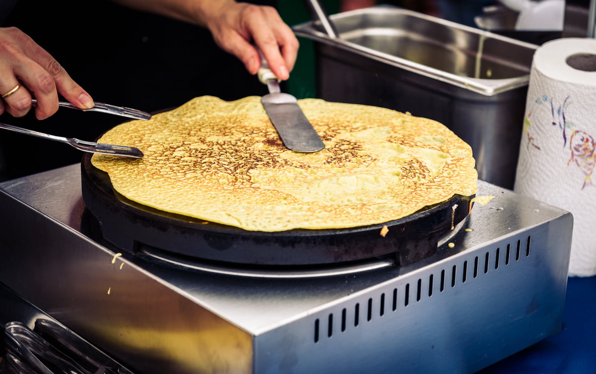 Crêpière à gaz