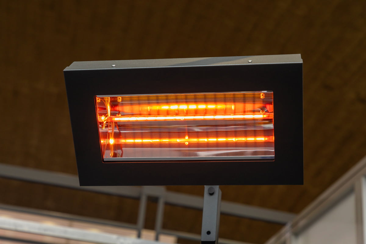 chauffage de terrasse suspendu