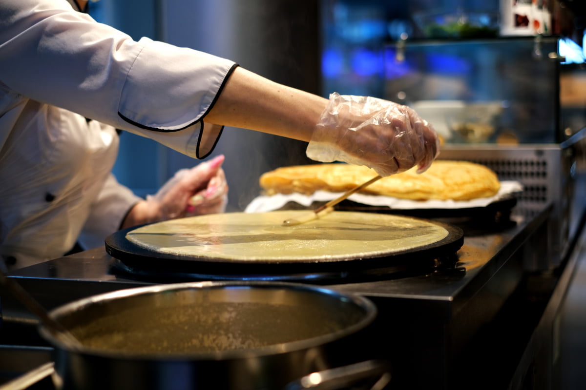 cuisine à crêperie ambulante