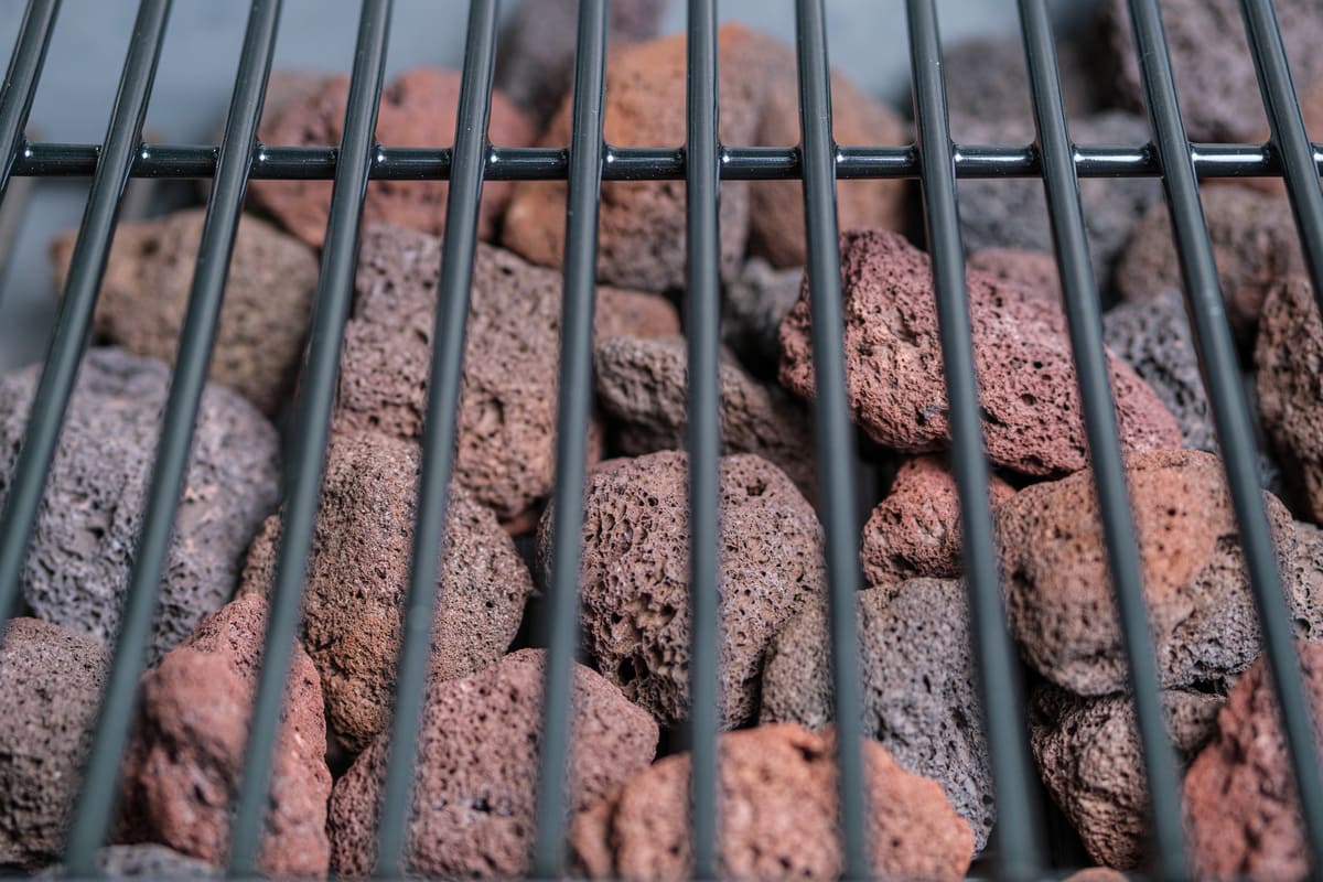 pierres de lave barbecue