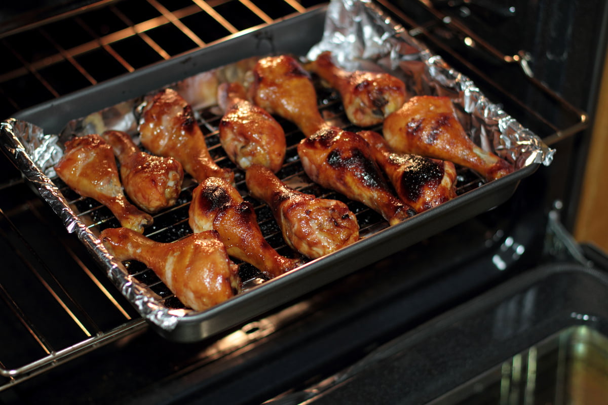 four à viande de poulet