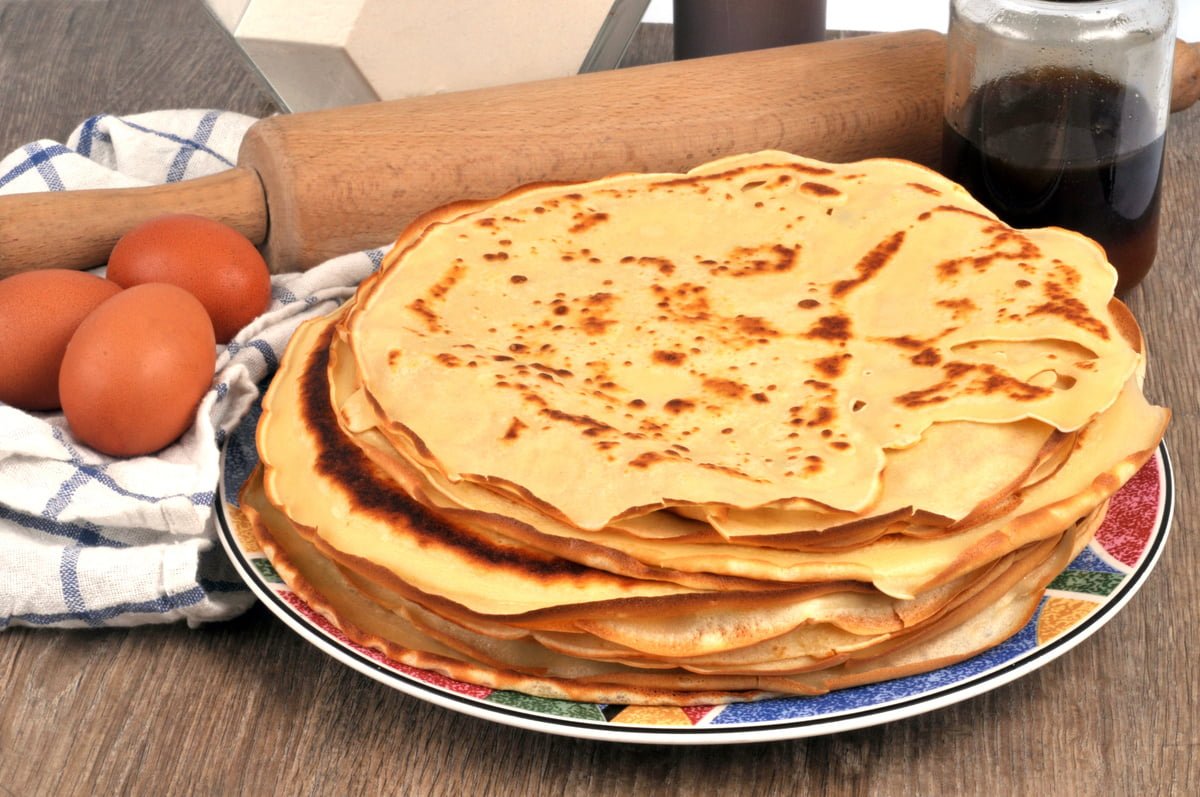 pate à crepes Chandeleur.
