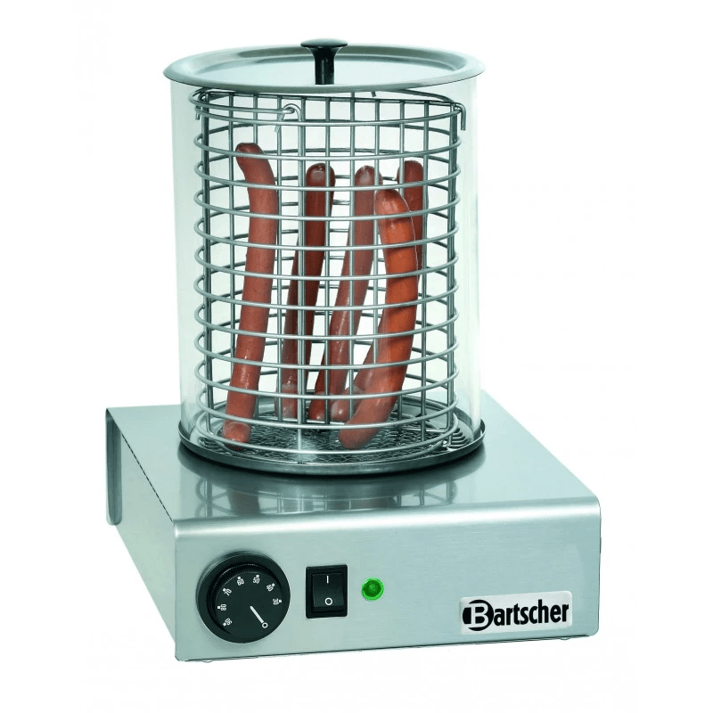 Chauffe-Saucisses Électrique Hot-Dog Machine Professionnelle - 2 Brochettes Chauffantes Pour Saucisses Et Petits Pains