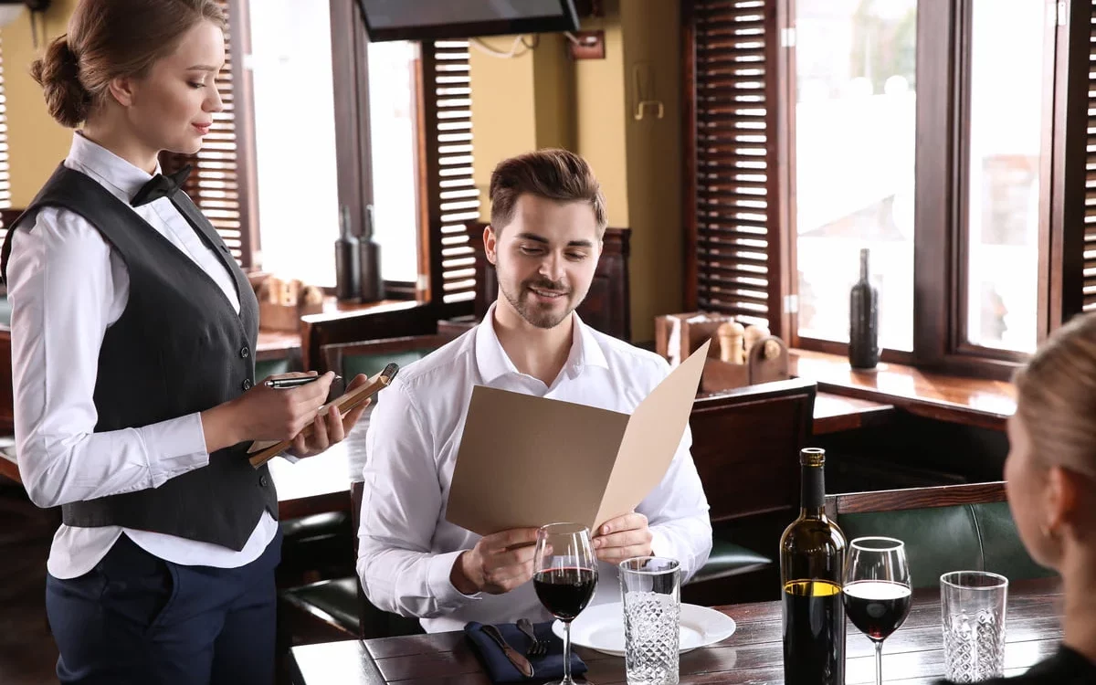 Les types de menus au restaurant