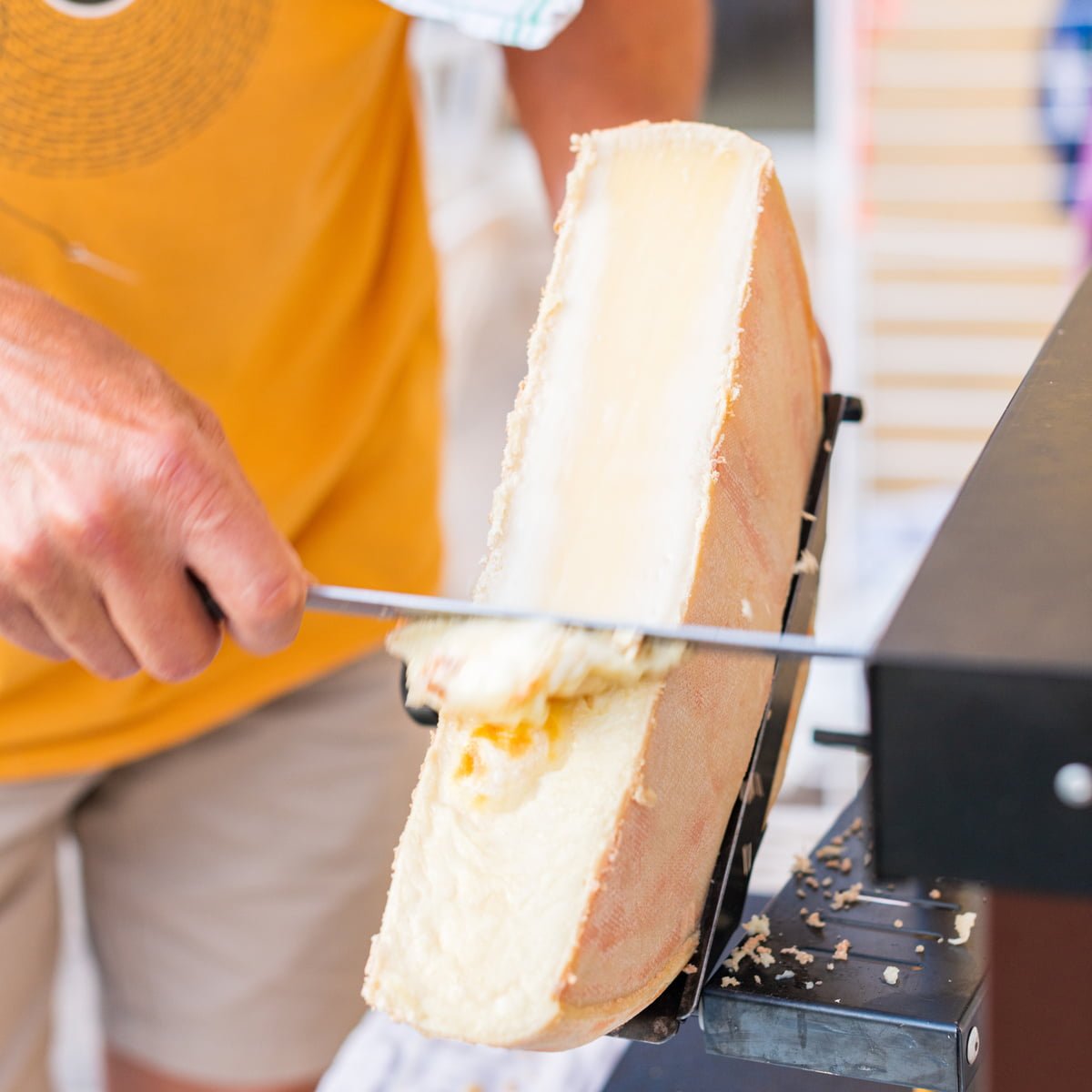 couteau raclette