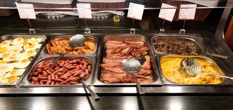 buffet chauffant.