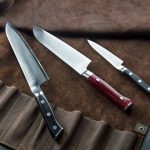 etui couteaux en cuir