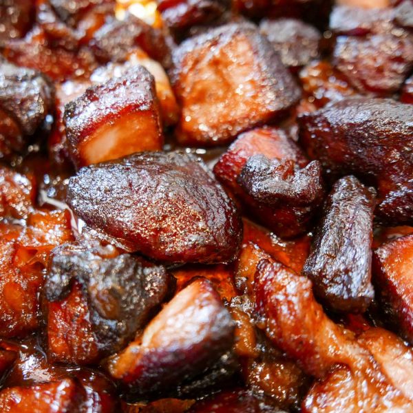 Poitrine de porc mijot&eacute;e