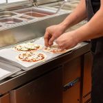table de travail en inox refrigeree