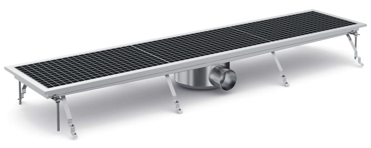 Caniveau de Sol Professionnel 1368 - Sortie Horizontale - Combisteel - 7075.0115 7075.0115 - Combisteel