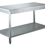 Table Inox Avec Sous Tablette 1400 x 700mm - GDATS-147 GDATS-147 - Materiel Horeca