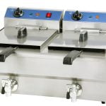 Friteuse Electrique Professionnelle 2 Paniers 13L - Materiel Horeca GDEF132V - Materiel Horeca