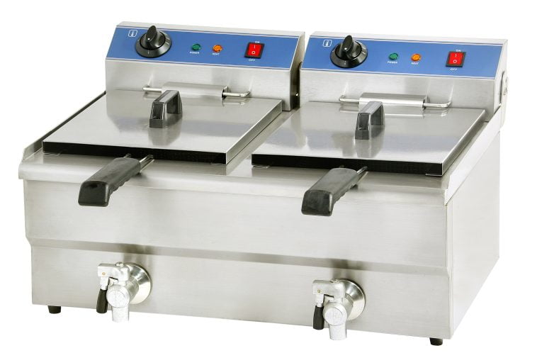 Friteuse Electrique Professionnelle 2 Paniers 13L - Materiel Horeca GDEF132V - Materiel Horeca