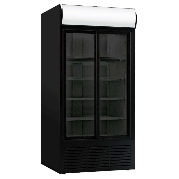 Frigo vitrine double portes coulissantes - CL900 SL FB CL900 SL FB - Iceshop