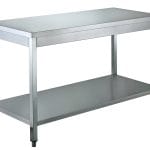 Table Inox Avec Sous Tablette 1000 x 700mm - GDATS-107 GDATS-107 - Materiel Horeca