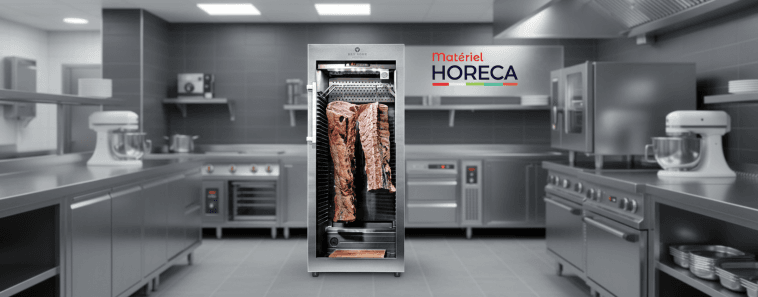 Armoire de maturation Dry Ager DX1000PS dans une cuisine professionnelle haut de gamme