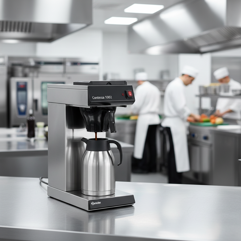 Cafeti&egrave;re filtre Bartscher Contessa 1002 capacit&eacute; 2 litres inox