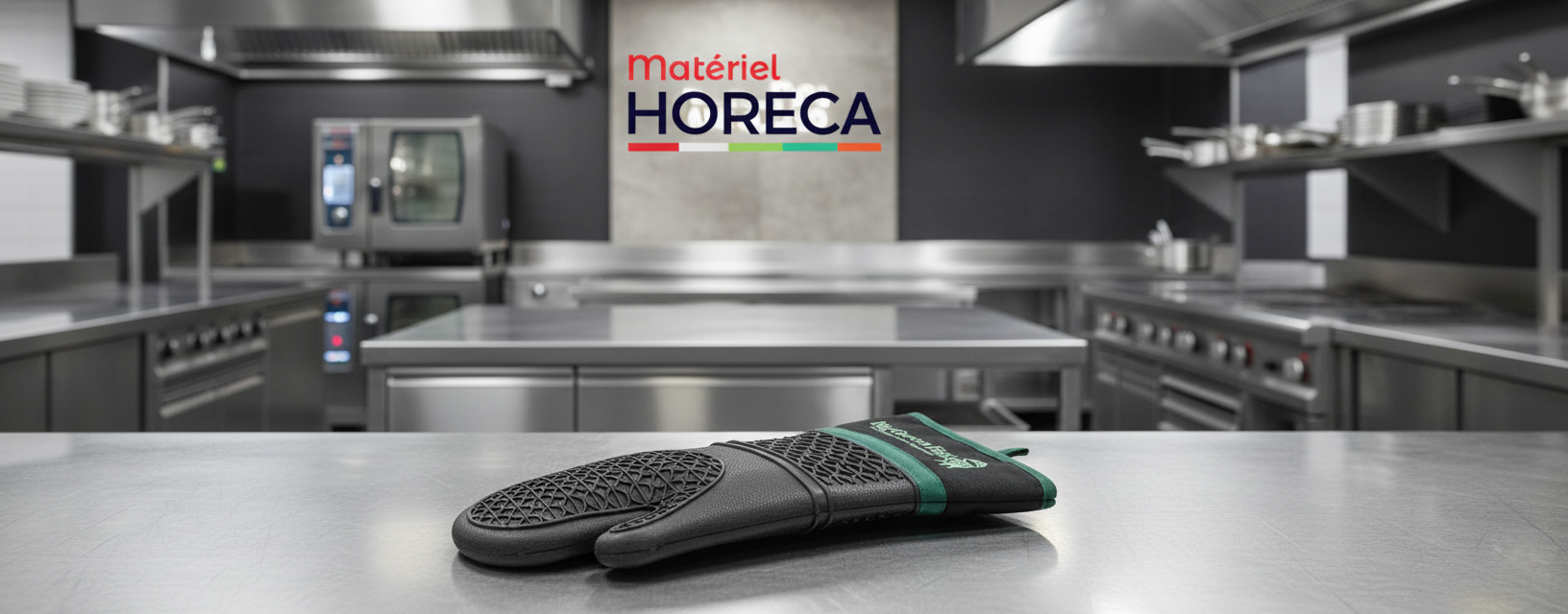Gant en silicone Big Green Egg 117083 r&eacute;sistant &agrave; la chaleur pour HORECA