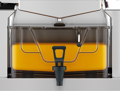 réservoir de jus pressé