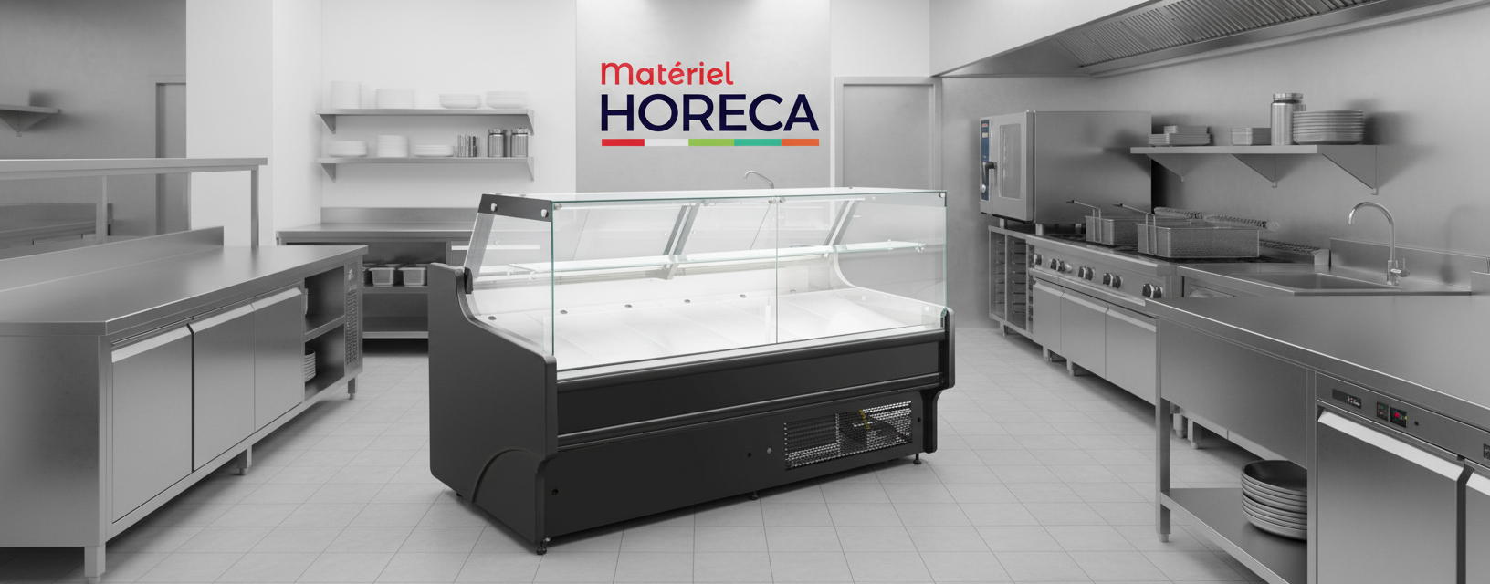 Vitrine r&eacute;frig&eacute;r&eacute;e Iceshop KSC1500 1580x940x1200 pour usage professionnel CHR