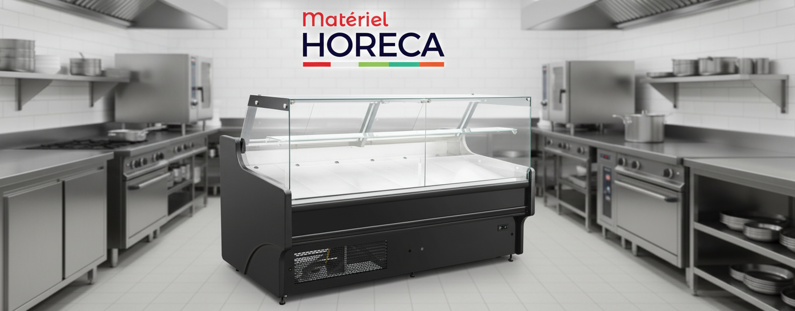 Iceshop KSC2000 Koelvitrine voor op het aanrecht 1955x940x1200 - Ideaal voor de horeca