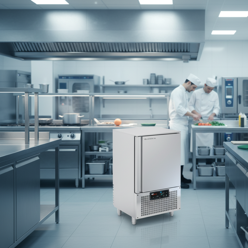 VBL10-R290 Iceshop roestvrijstalen koelkast met openslaande deur voor professionele keukens