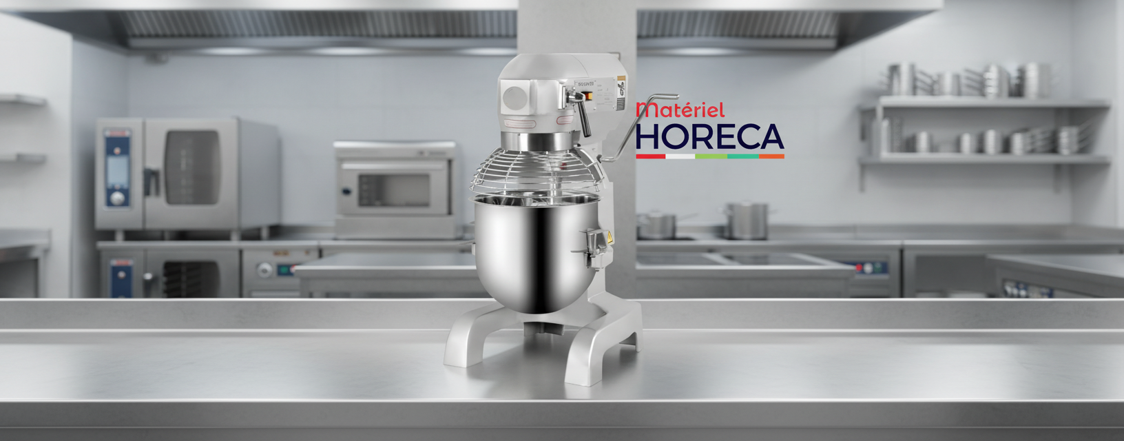 Batteur M&eacute;langeur Plan&eacute;taire 10 Litres Materiel Horeca BH10 en inox professionnel