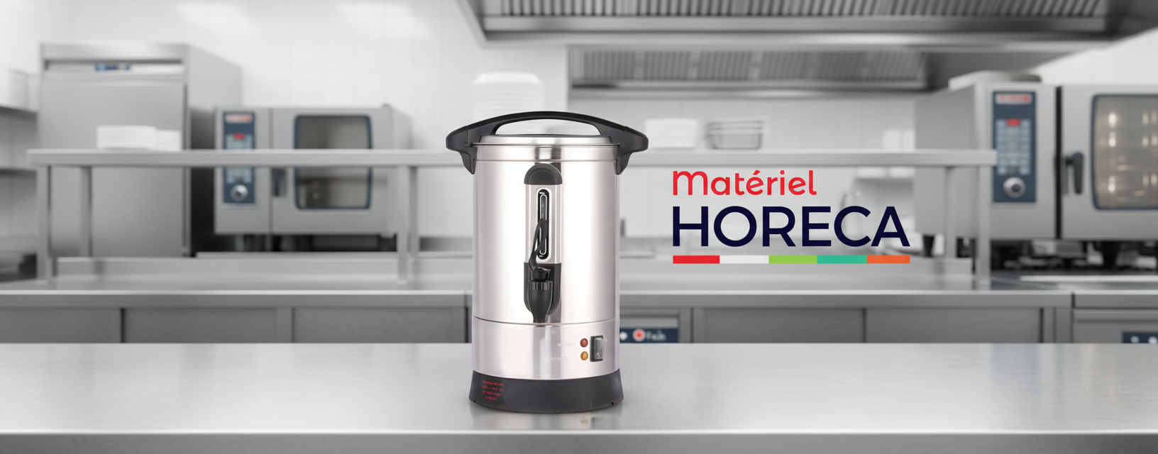 Percolateur de café 7L acier inoxydable Materiel Horeca CU-7L, appareil professionnel CHR
