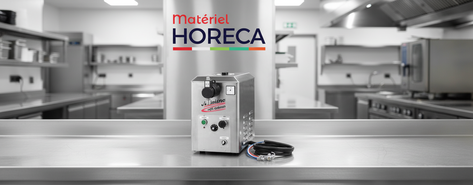 Machine &agrave; chantilly Mussana Mobil 4L 12V inox professionnelle horeca