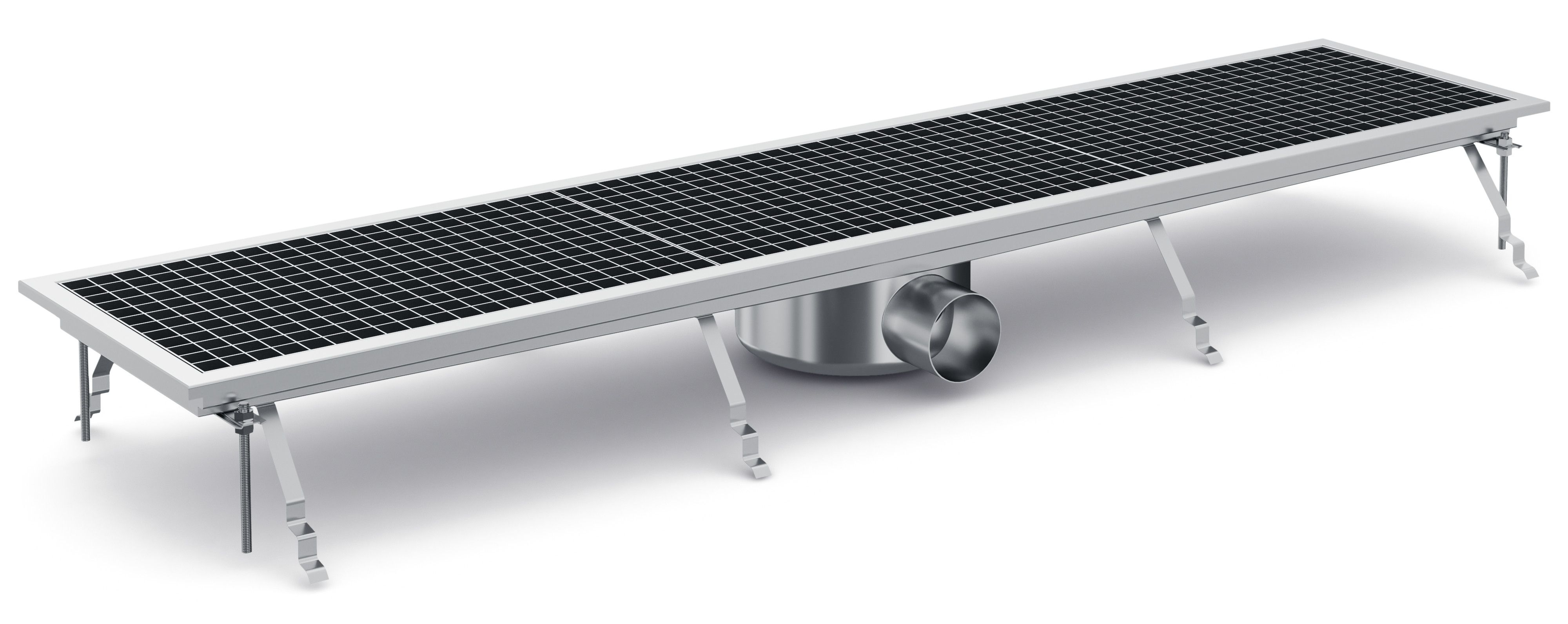 Caniveau de Sol Professionnel 1368 - Sortie Horizontale - Combisteel