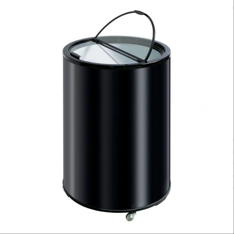 Coffre Frigo Rond Vitré pour Canettes, 85 Litres - TK85